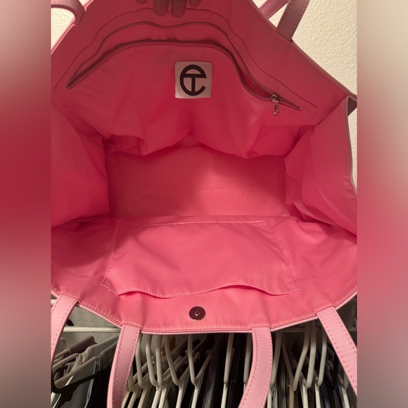 Authentic Telfar Large Bubblegum Pink Shopping Bag - Picture 4 of 4